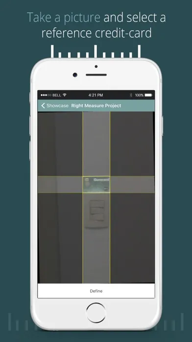 Right Measure: Calculate measures automatically using the camera of your device. स्क्रीनशॉट