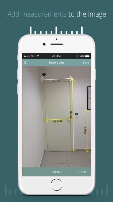 Right Measure: Calculate measures automatically using the camera of your device. स्क्रीनशॉट