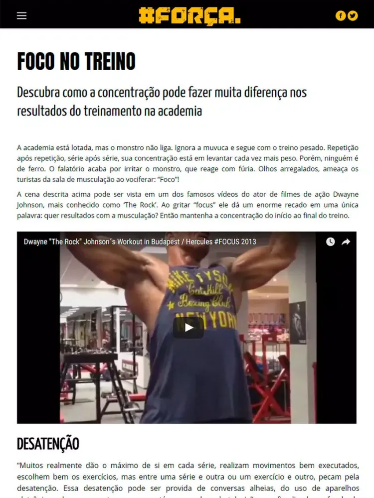 Ảnh chụp màn hình của Revista Força iPad 