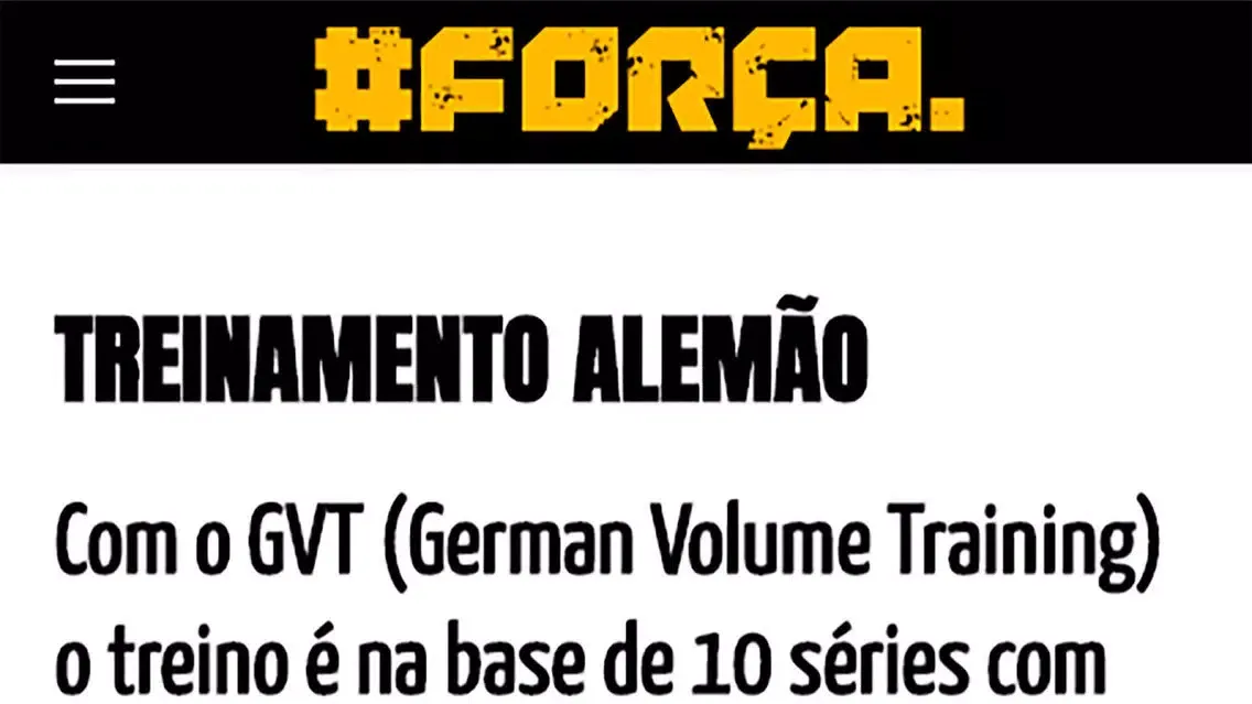 Ảnh chụp màn hình của Revista Força
