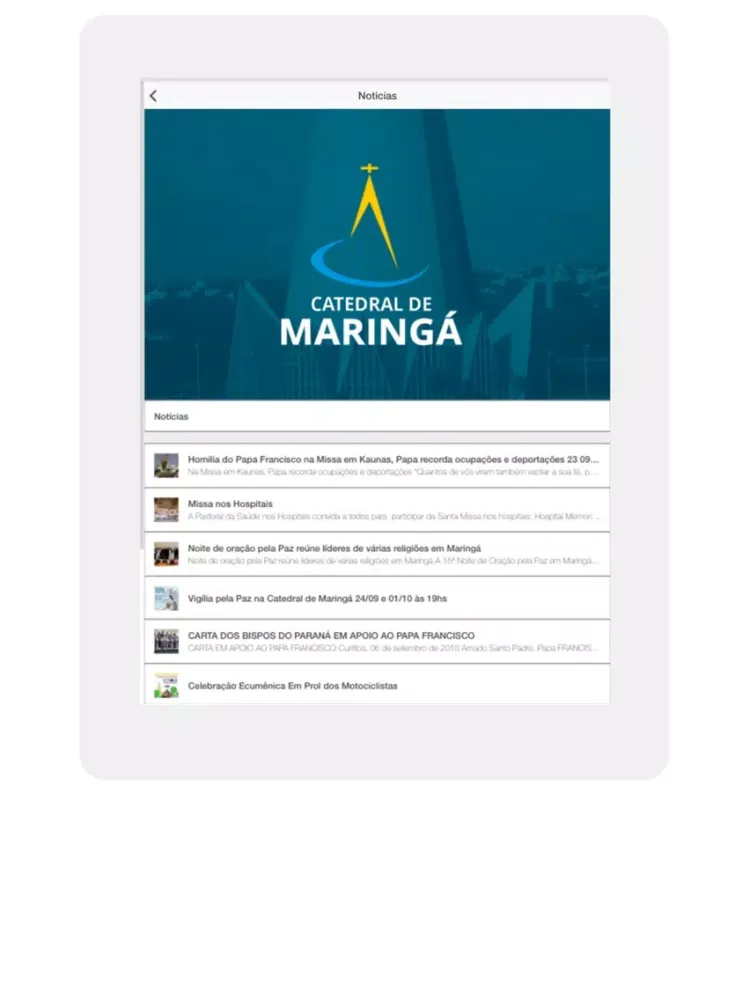 Catedral de Maringá iPad  스크린샷