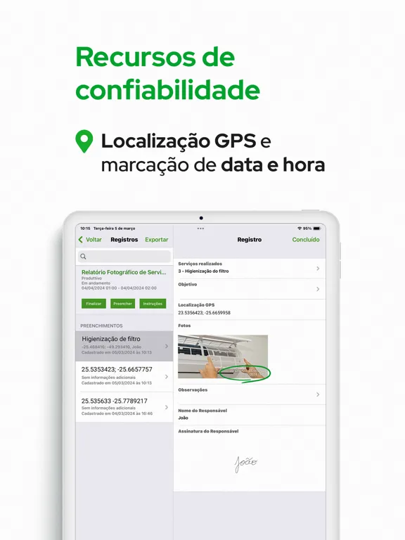 Produttivo: Ordem de Serviço iPad  سکرین شاٹس