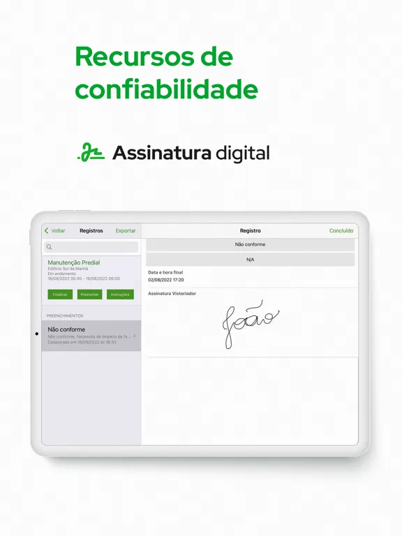 Produttivo: Ordem de Serviço iPad  سکرین شاٹس