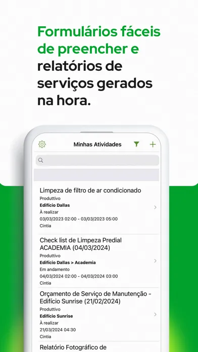 Produttivo: Ordem de Serviço سکرین شاٹس