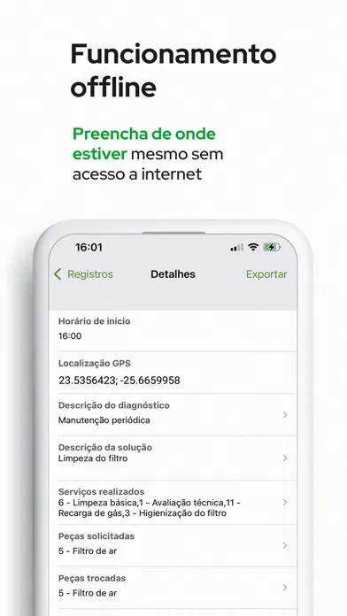 Produttivo: Ordem de Serviço سکرین شاٹس
