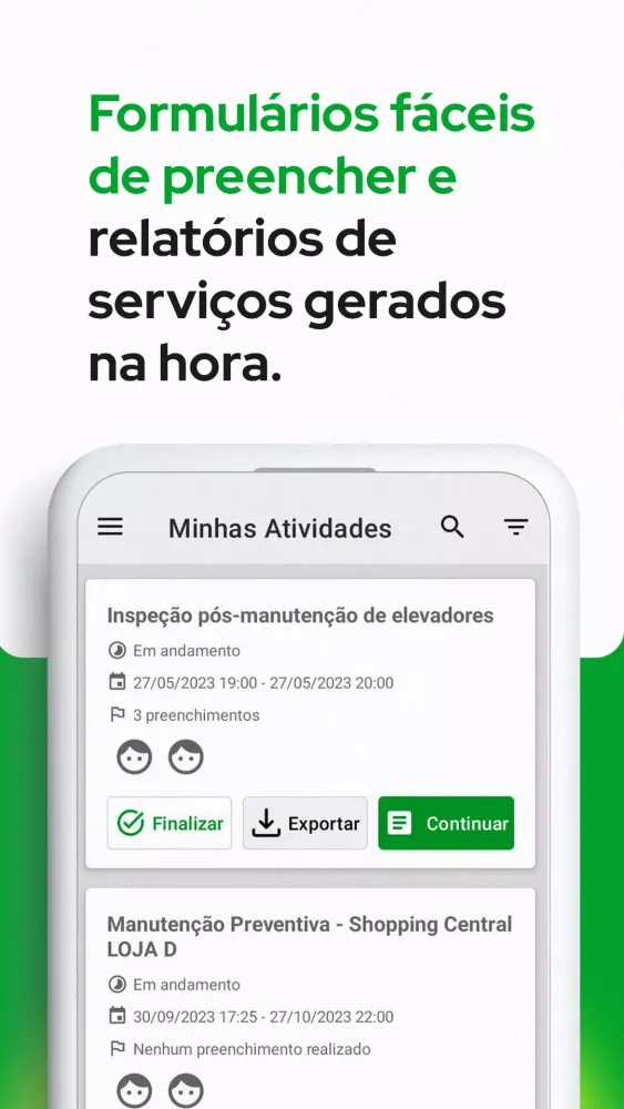 Produttivo سکرین شاٹس