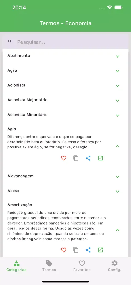 Termos Técnicos Screenshots