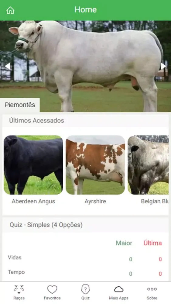 Capturas de tela do Cattle Breed