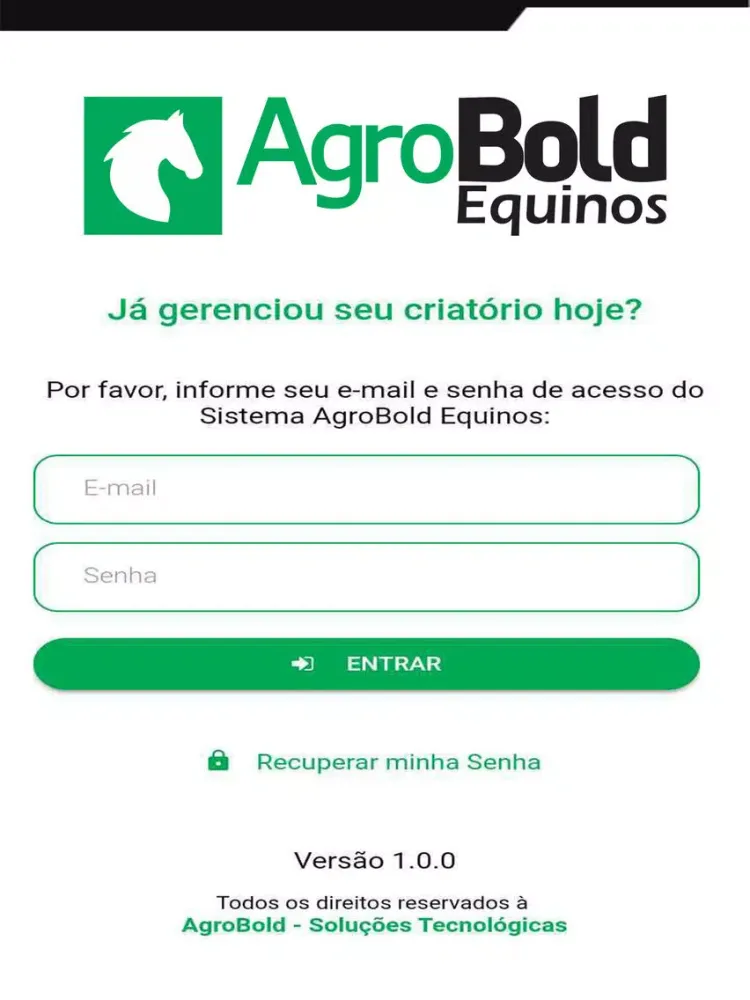 Capturas de tela do AgroBold Equinos iPad 