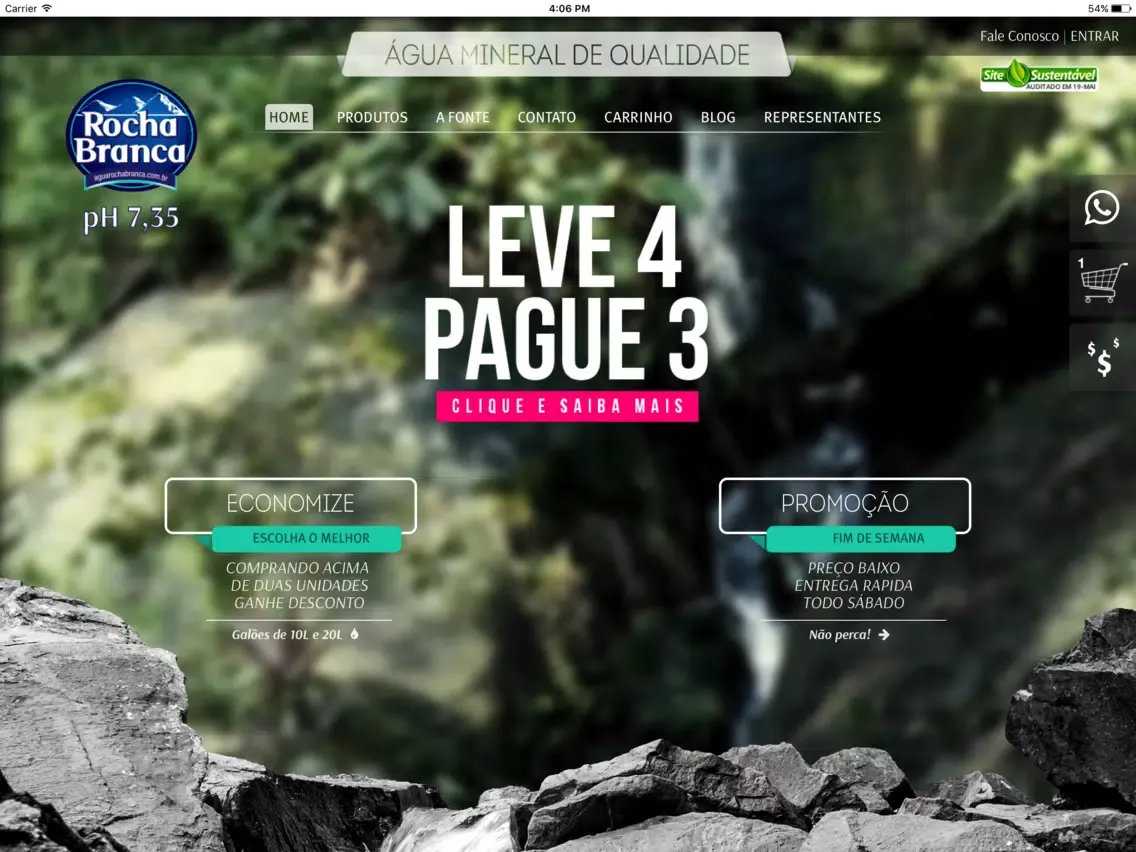Скриншоты Agua Rocha Branca iPad 