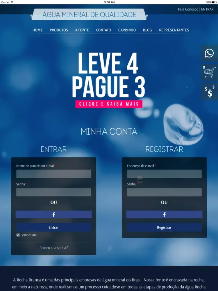 Скриншоты Agua Rocha Branca iPad 