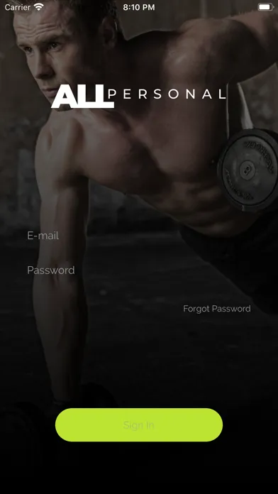 Tangkapan skrin ALL Personal Trainer
