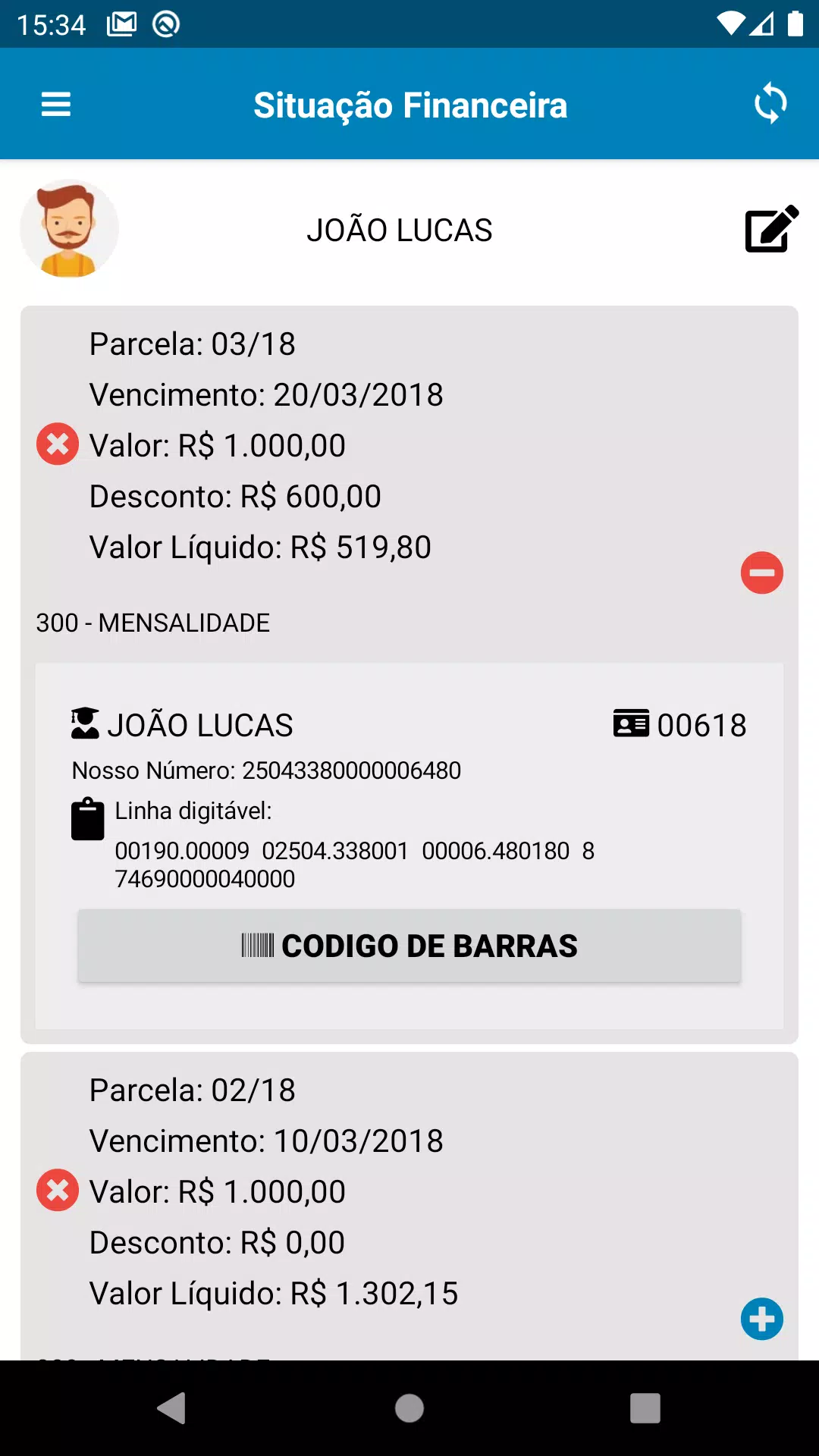 ExtraClasse Screenshots