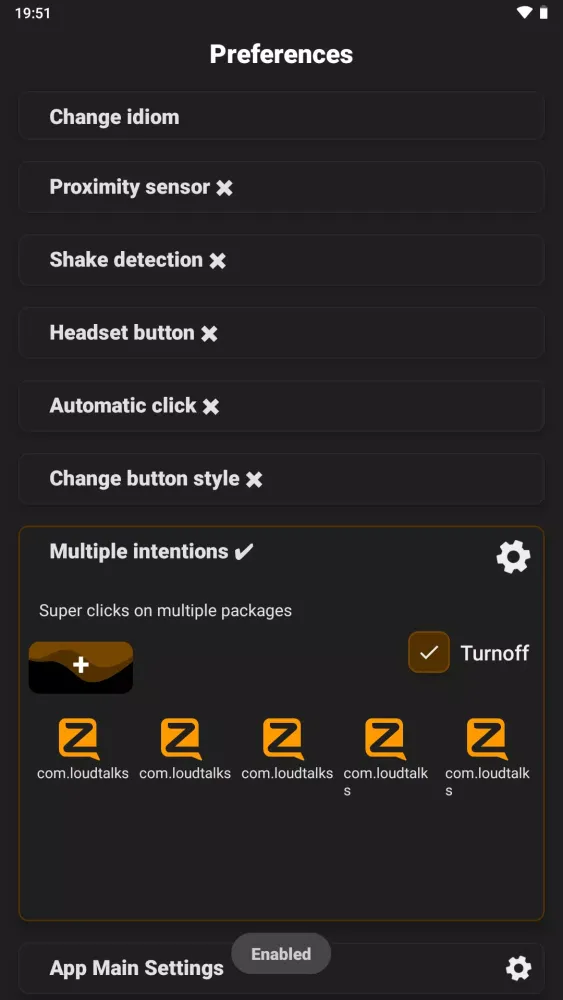 Button for the Zello Screenshots