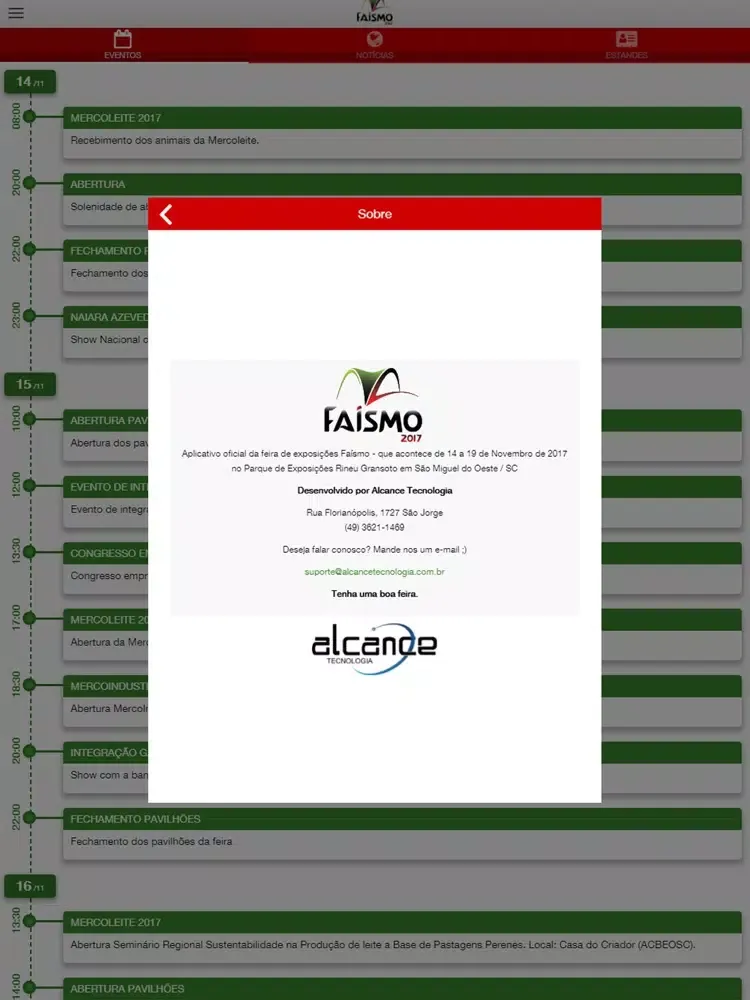 Faismo 2017 iPad  Screenshots