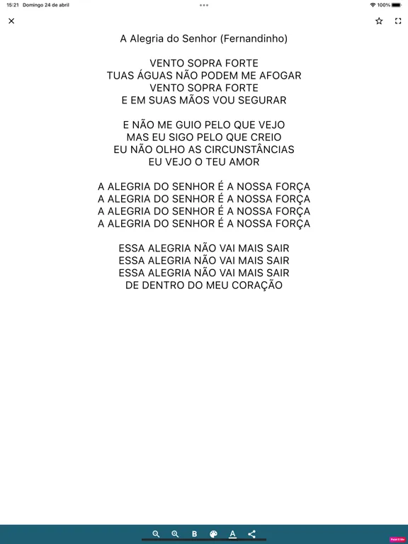 Hinário Cristão e Biblia iPad  स्क्रीनशॉट