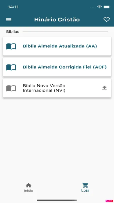Hinário Cristão e Biblia स्क्रीनशॉट