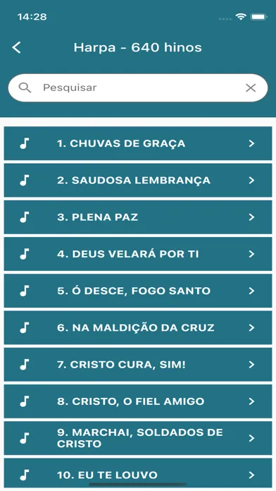 Hinário Cristão e Biblia स्क्रीनशॉट