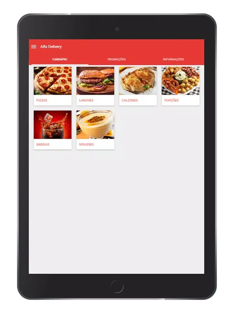 Captures d'écran de Alfa Delivery iPad 