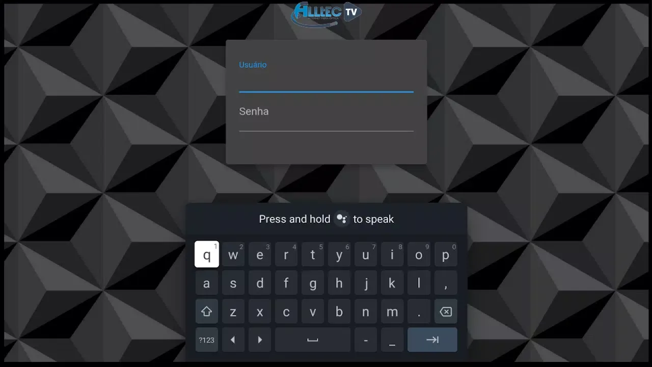 Tangkapan layar Alltec TV (Android TV)