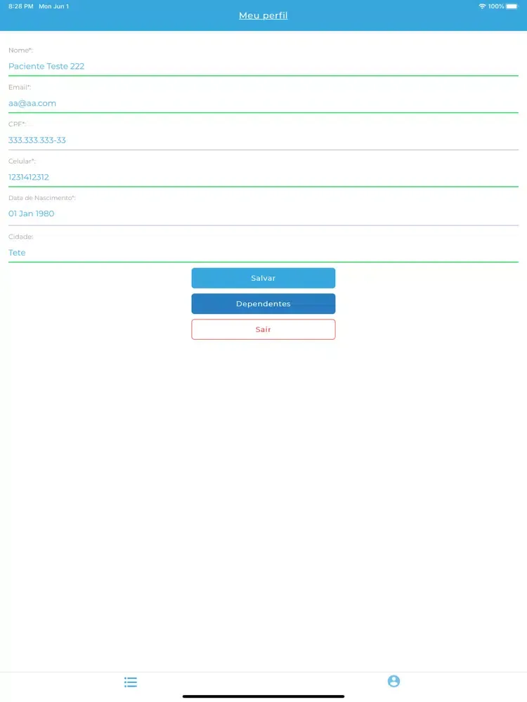 Almah Care iPad  سکرین شاٹس