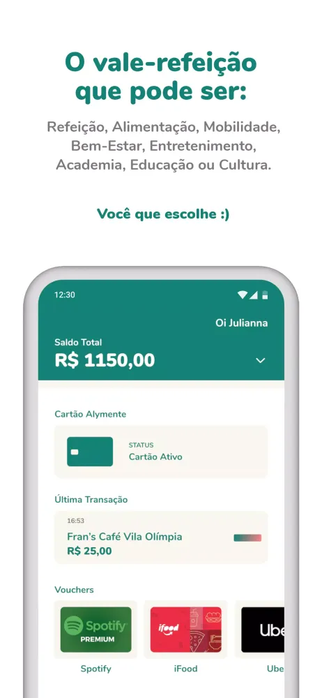 Alymente Screenshots