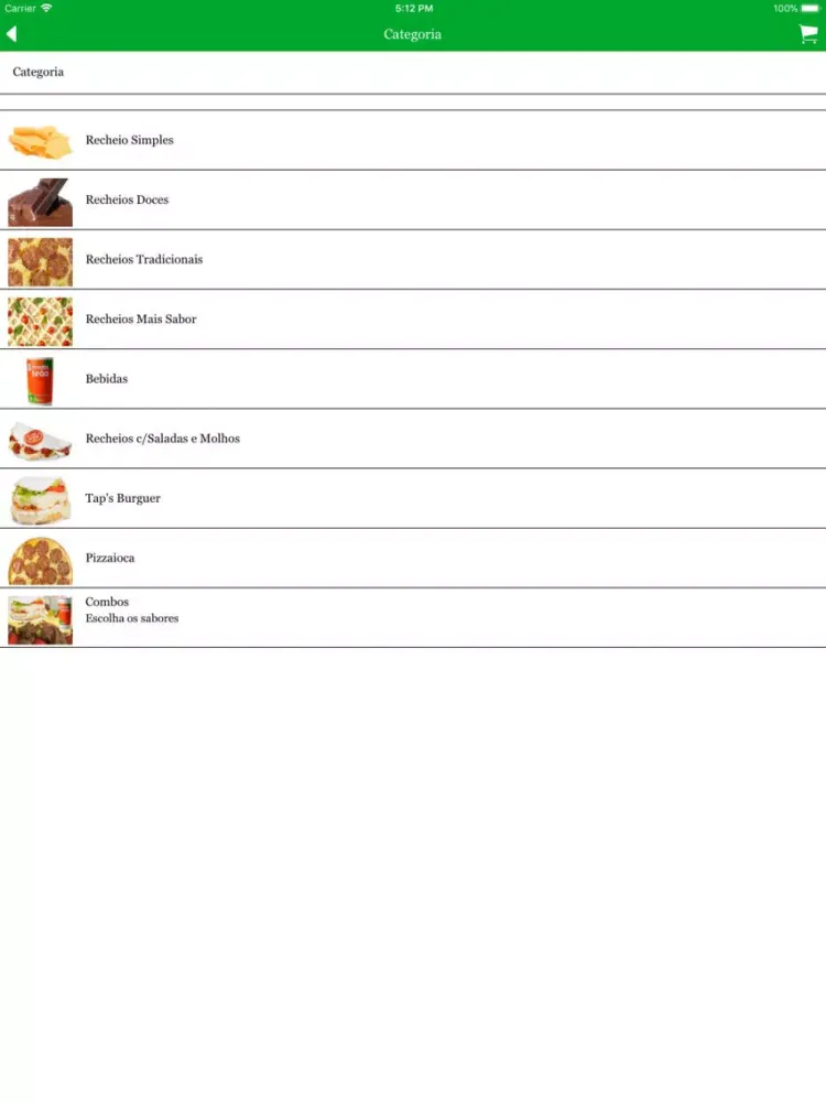 Zrzuty ekranu Taps Burguer Tapiocaria iPad 