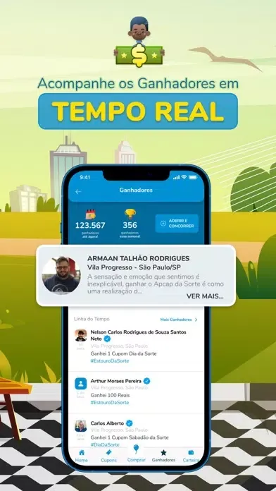 Tangkapan layar Apcap da Sorte