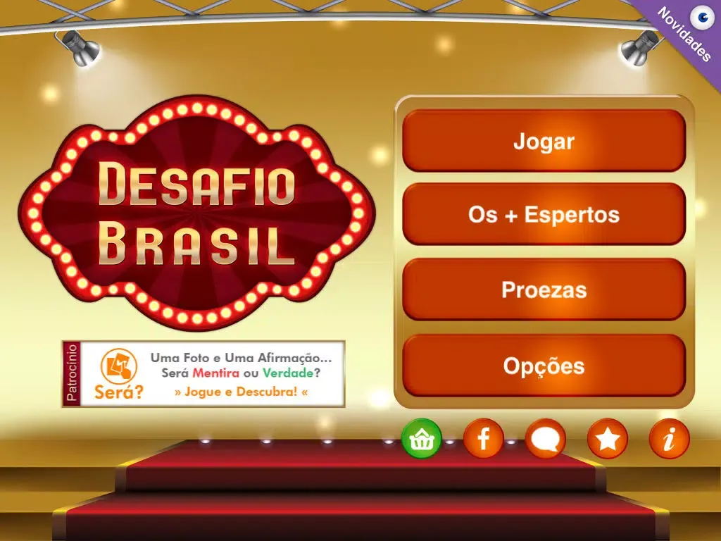 Скриншоты Desafio Brasil iPad 