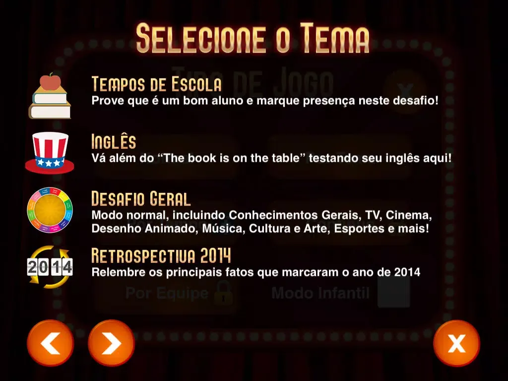 Скриншоты Desafio Brasil iPad 