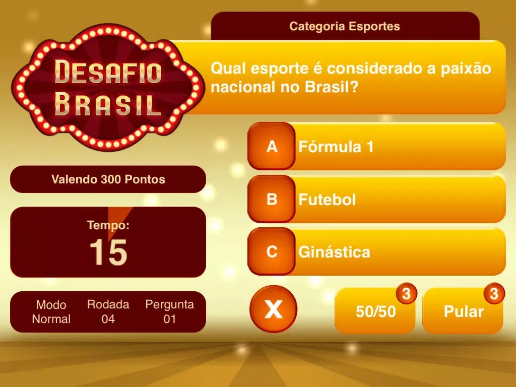 Скриншоты Desafio Brasil iPad 
