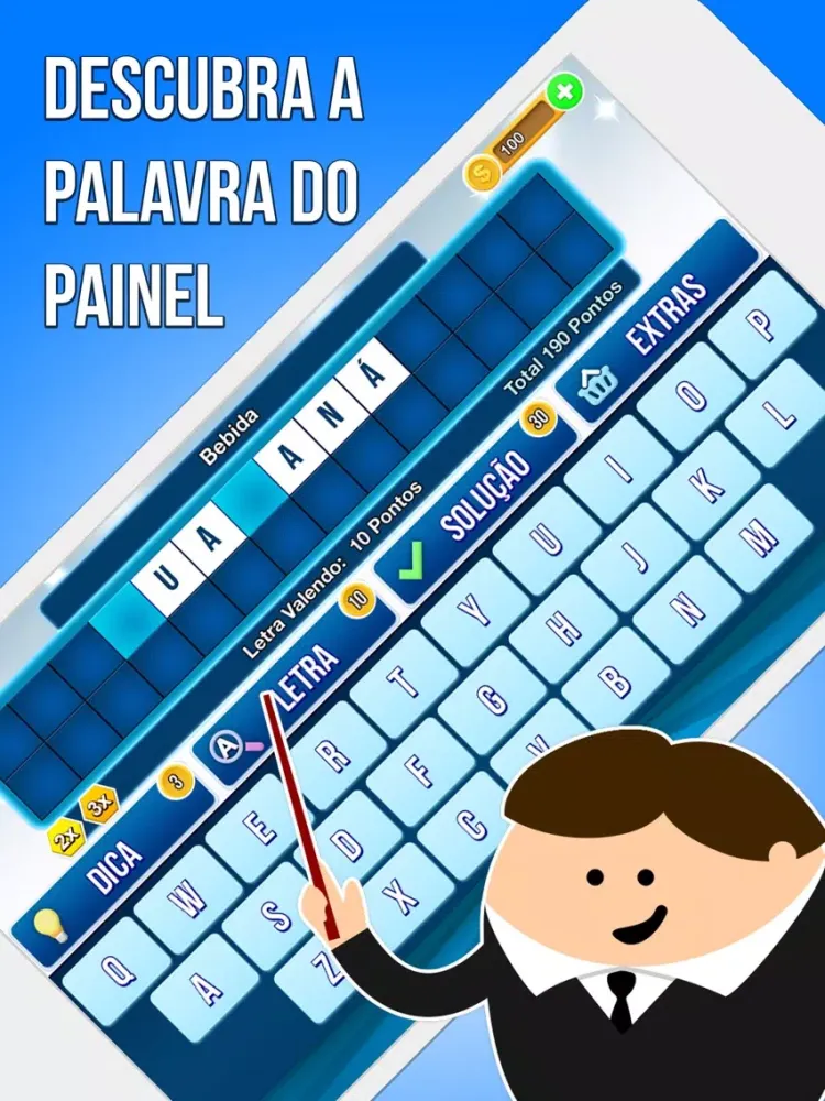 Capturas de tela do Palavras Brasil iPad 