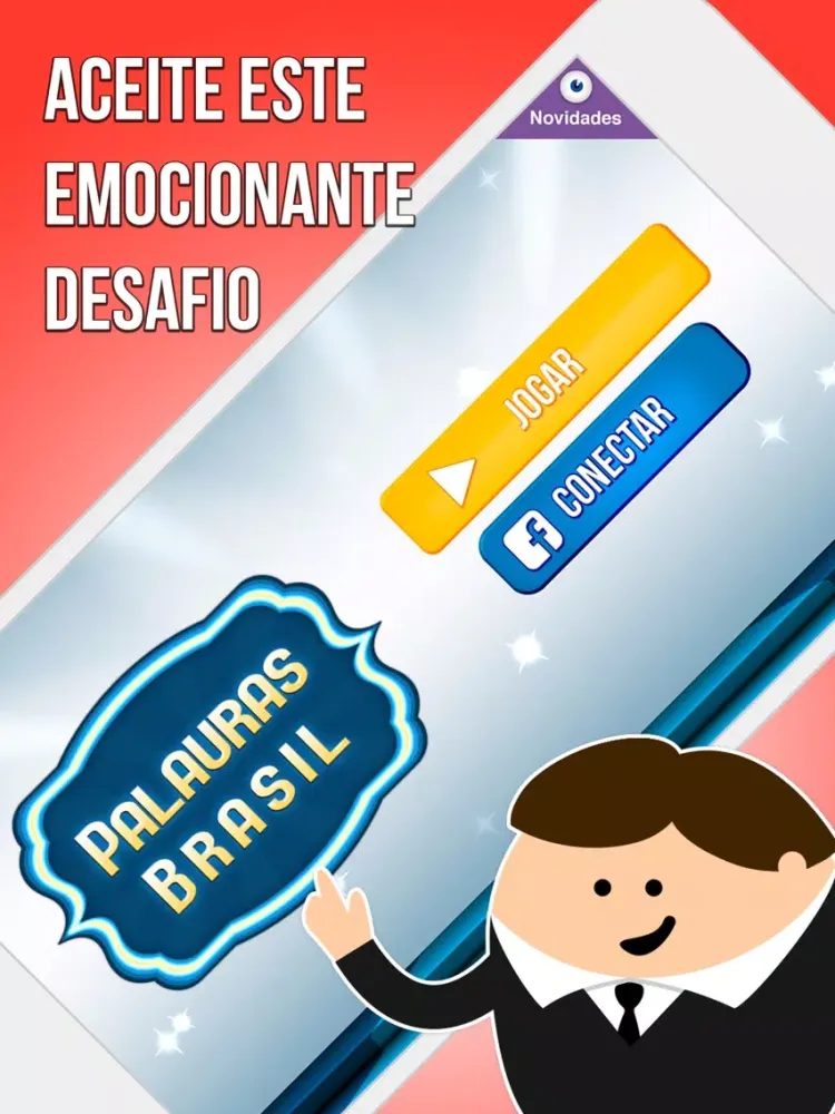 Capturas de tela do Palavras Brasil iPad 