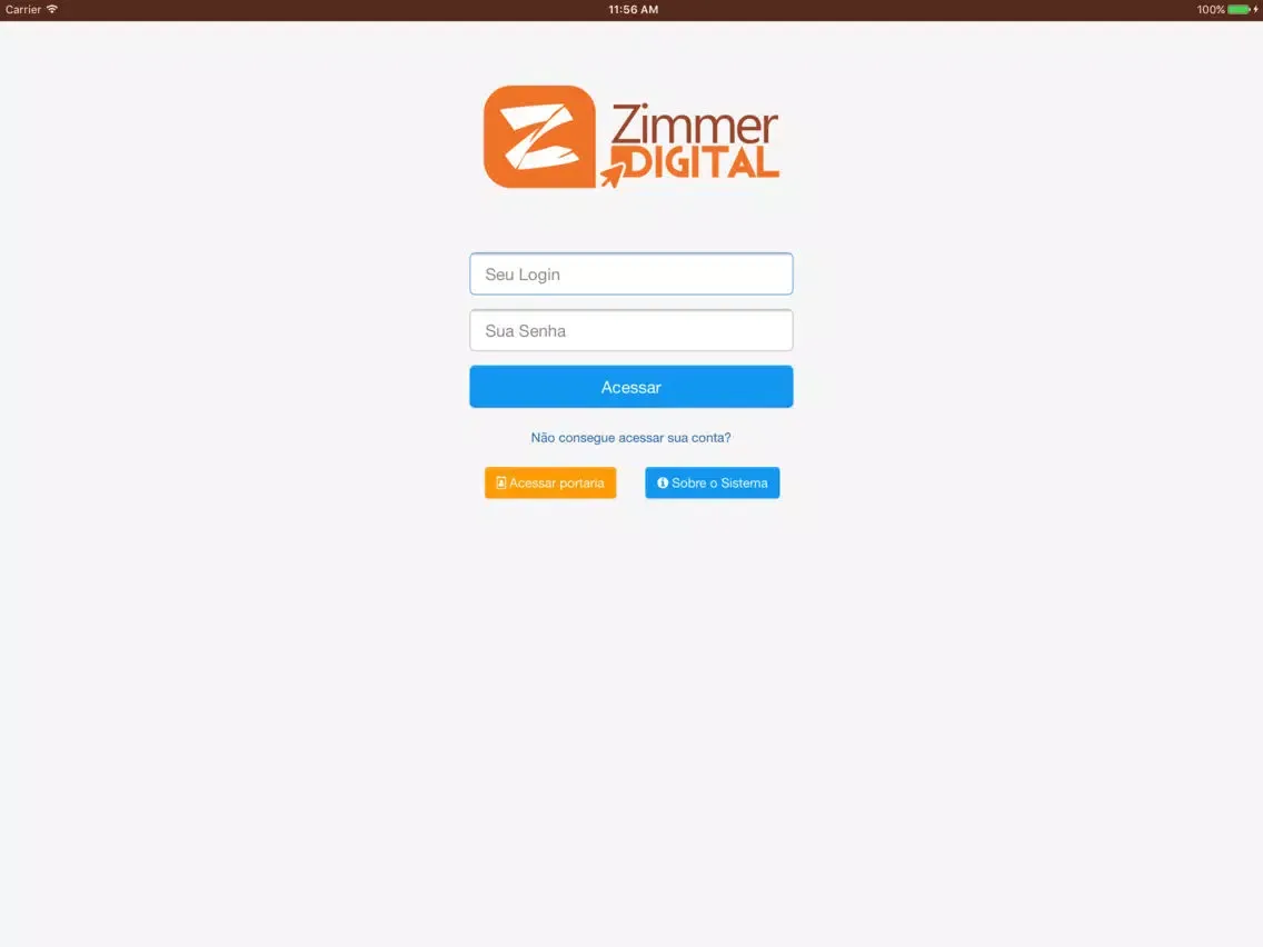 Zimmer Digital iPad 应用截图