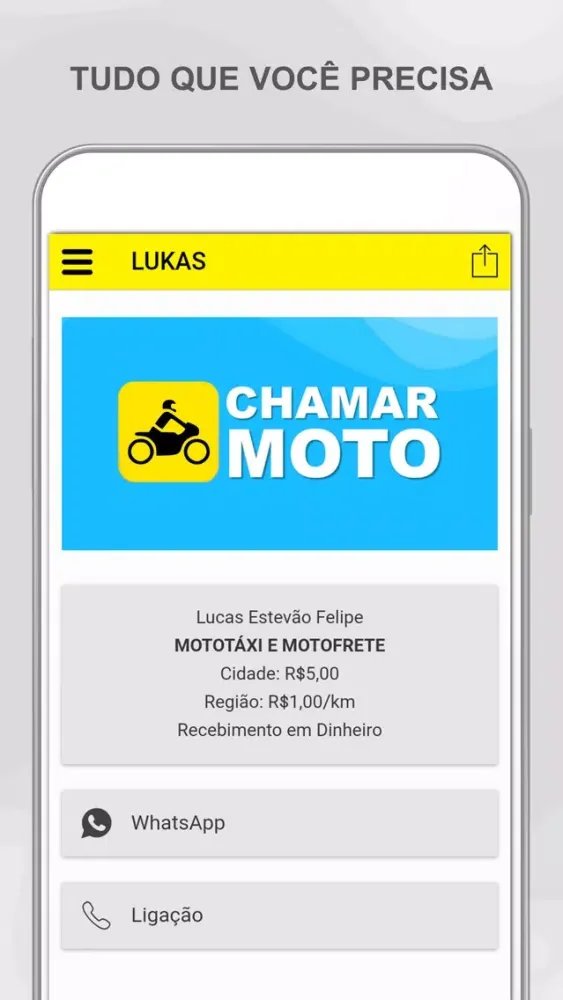 Ảnh chụp màn hình của Chamar Moto Paraíso
