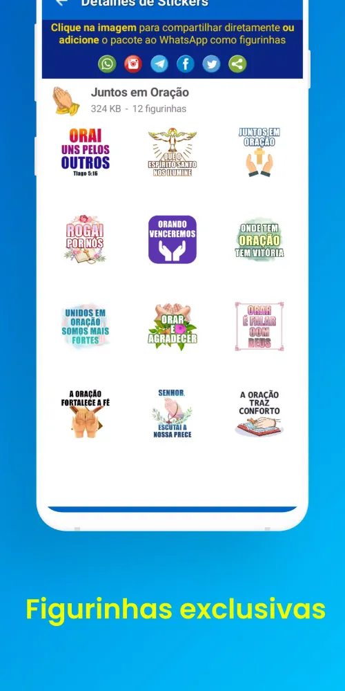 Figurinhas e Status de Jesus应用截图