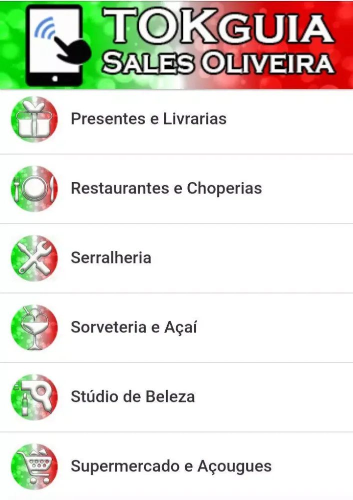 TokGuia Sales Oliveira Screenshots