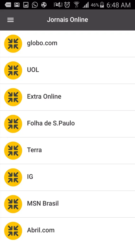 Jornais do Brasil स्क्रीनशॉट