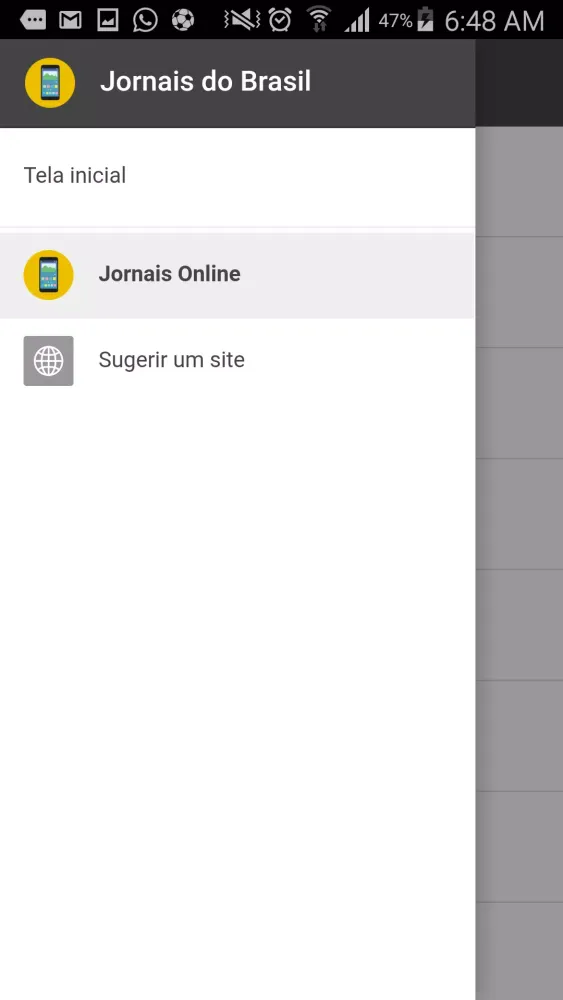 Jornais do Brasil स्क्रीनशॉट