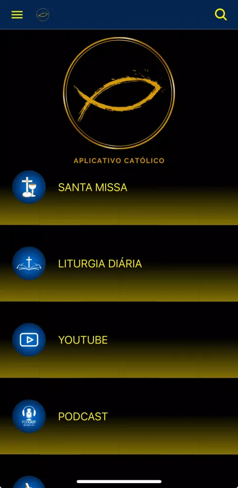 Ảnh chụp màn hình của Liturgia Católica Diária
