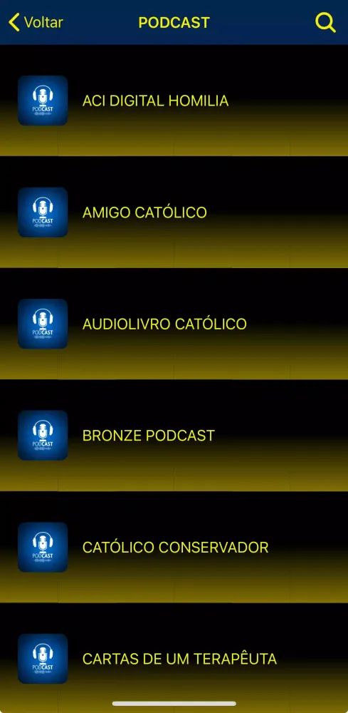 Ảnh chụp màn hình của Liturgia Católica Diária