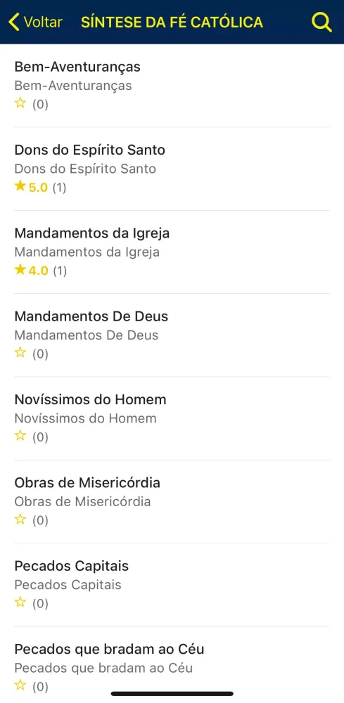 Ảnh chụp màn hình của Liturgia Católica Diária