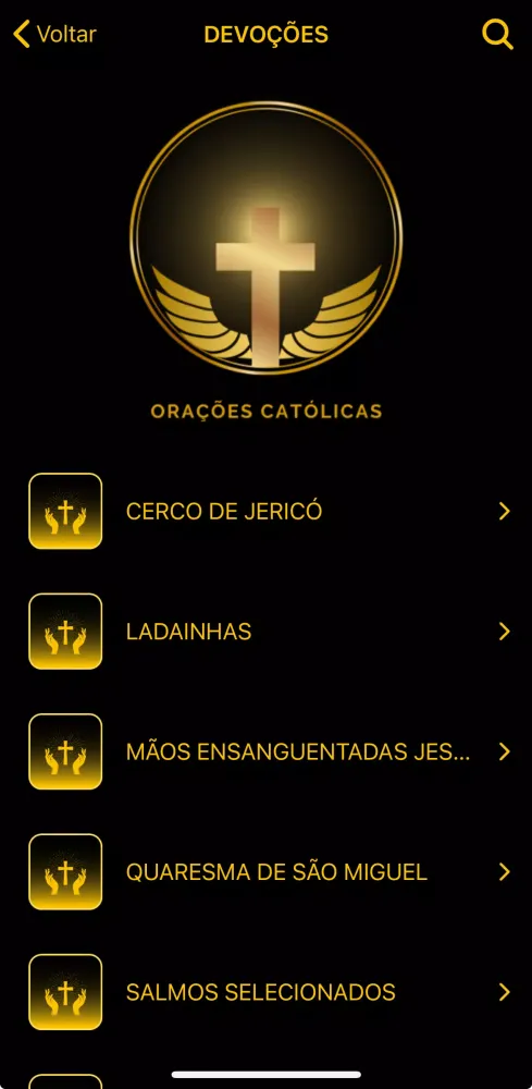Orações do Cristão Católico Ekran Görüntüleri
