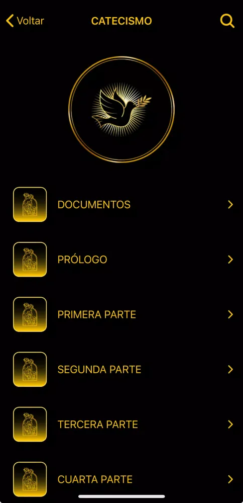Screenshot di Catecismo Catolico Completo