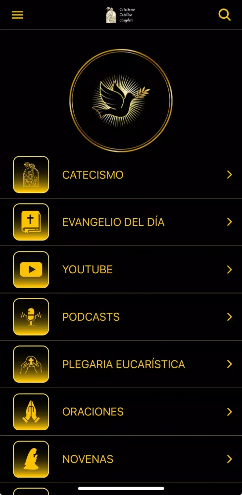 Screenshot di Catecismo Catolico Completo