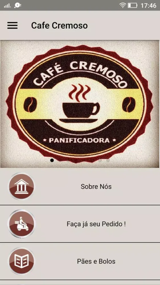 Cafe Cremoso App Screenshots