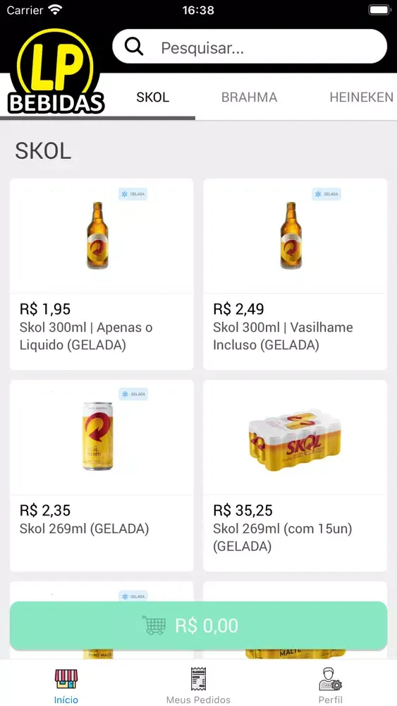 Captures d'écran de LP Bebidas