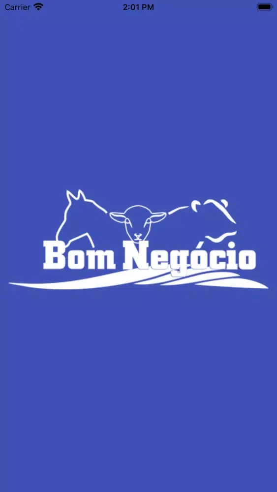 Tangkapan layar app Bom Negócio