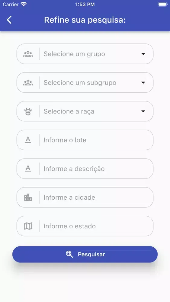 Tangkapan layar app Bom Negócio