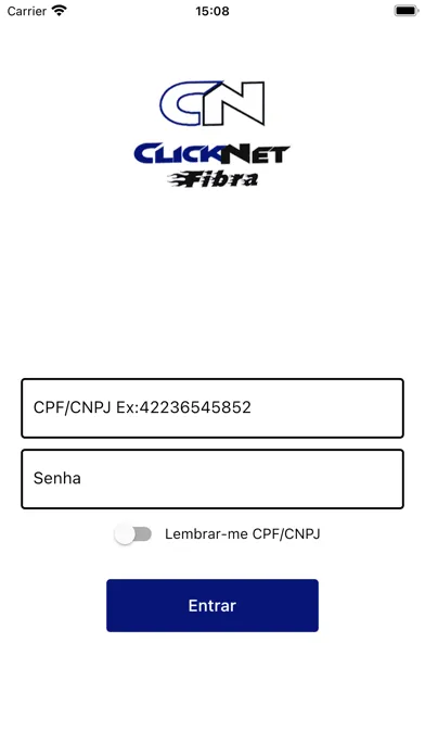 ภาพหน้าจอของ ClickNet Fibra